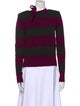 Marc Jacobs Striped Mock Neck Sweater