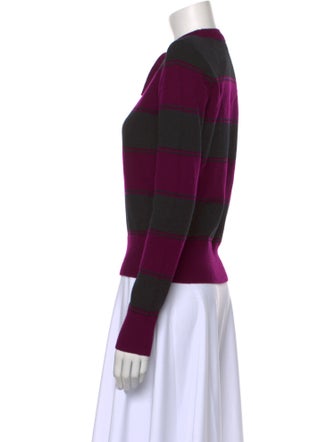 Marc Jacobs Striped Mock Neck Sweater