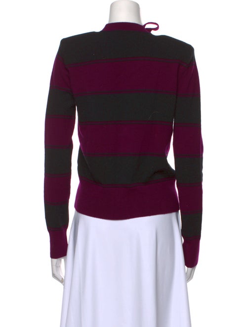 Marc Jacobs Striped Mock Neck Sweater