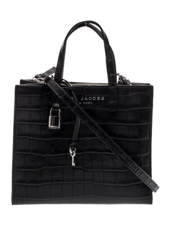 Marc Jacobs Embossed Leather Top Handle Bag