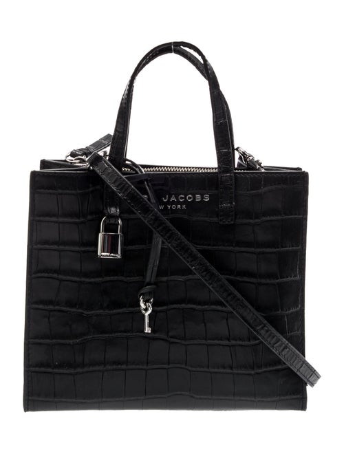 Marc Jacobs Embossed Leather Top Handle Bag