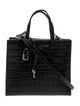Marc Jacobs Embossed Leather Top Handle Bag
