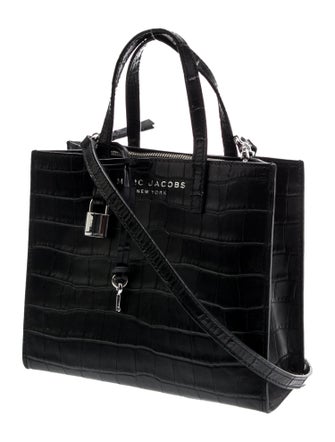 Marc Jacobs Embossed Leather Top Handle Bag