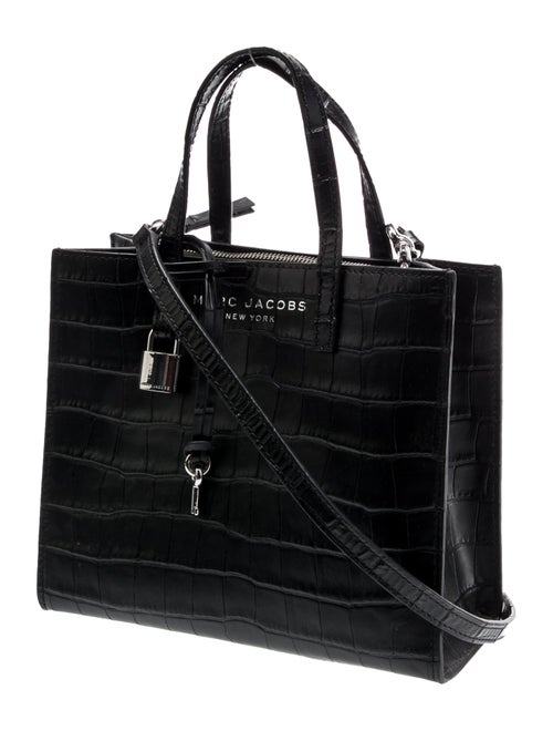 Marc Jacobs Embossed Leather Top Handle Bag