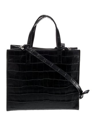 Marc Jacobs Embossed Leather Top Handle Bag