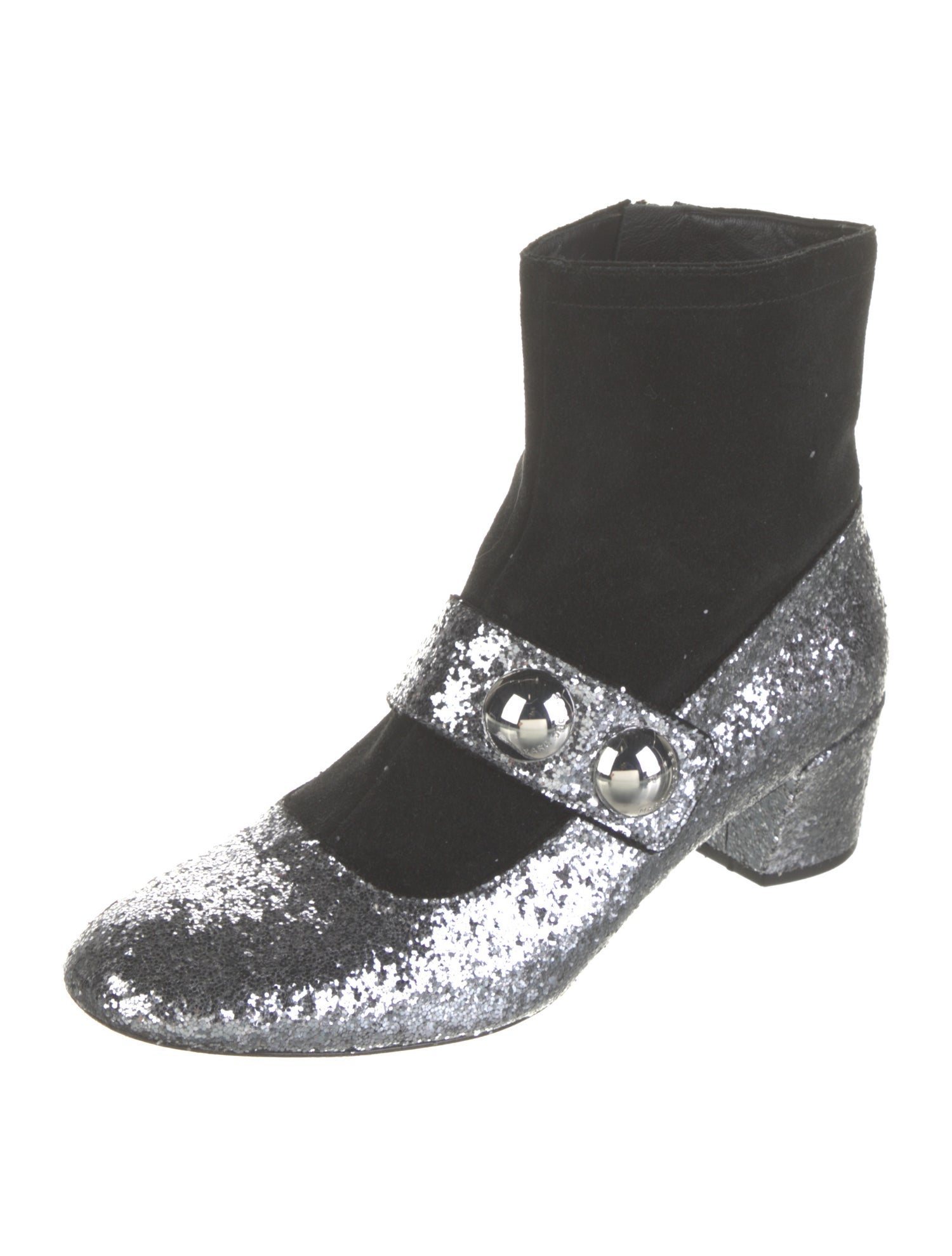 Marc Jacobs Glitter Glitter Accents Boots