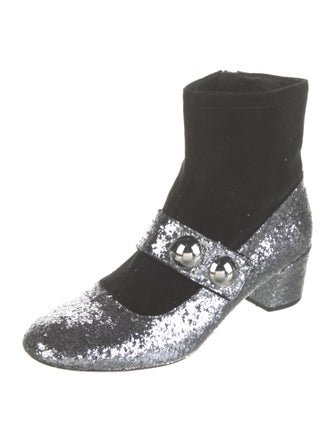 Marc Jacobs Glitter Glitter Accents Boots