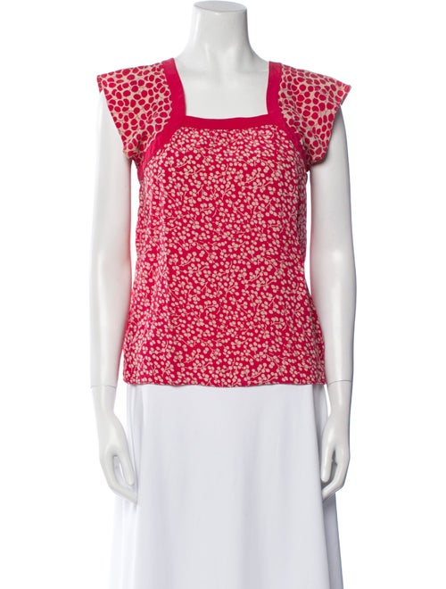 Marc Jacobs Silk Printed Top