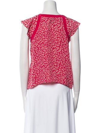 Marc Jacobs Silk Printed Top