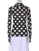 Marc Jacobs Polka Dot Print Mock Neck Sweatshirt
