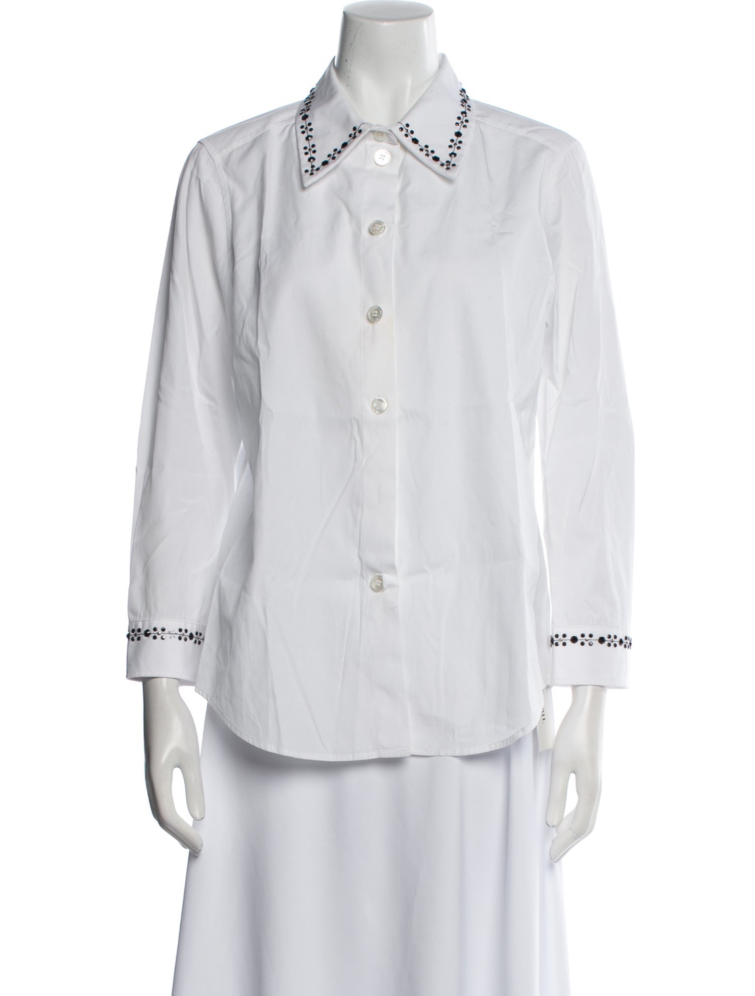 Marc Jacobs Three-Quarter Sleeve Button-Up Top