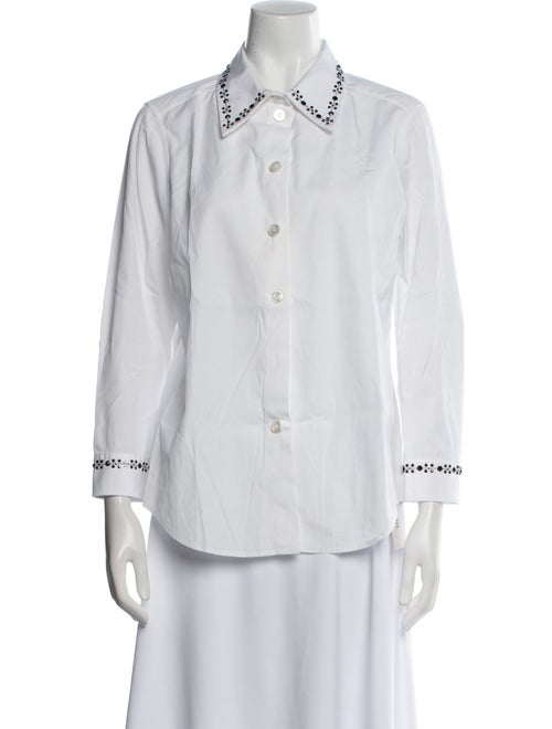 Marc Jacobs Three-Quarter Sleeve Button-Up Top