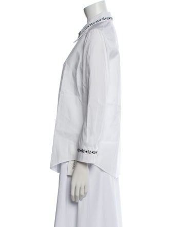 Marc Jacobs Three-Quarter Sleeve Button-Up Top