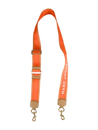 Marc Jacobs Canvas Woven Leather Trim Bag Strap