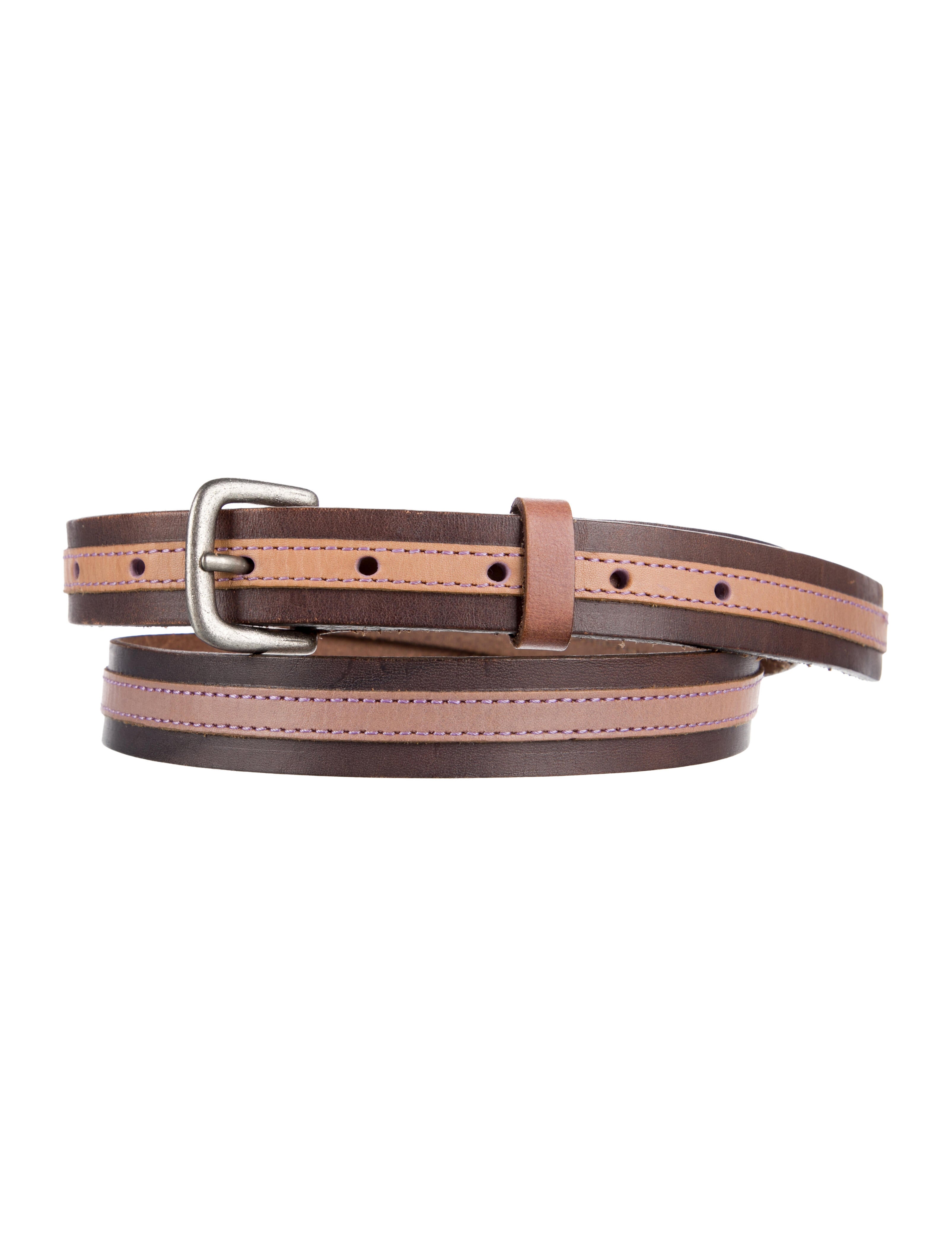 Marc Jacobs Skinny Leather Belt