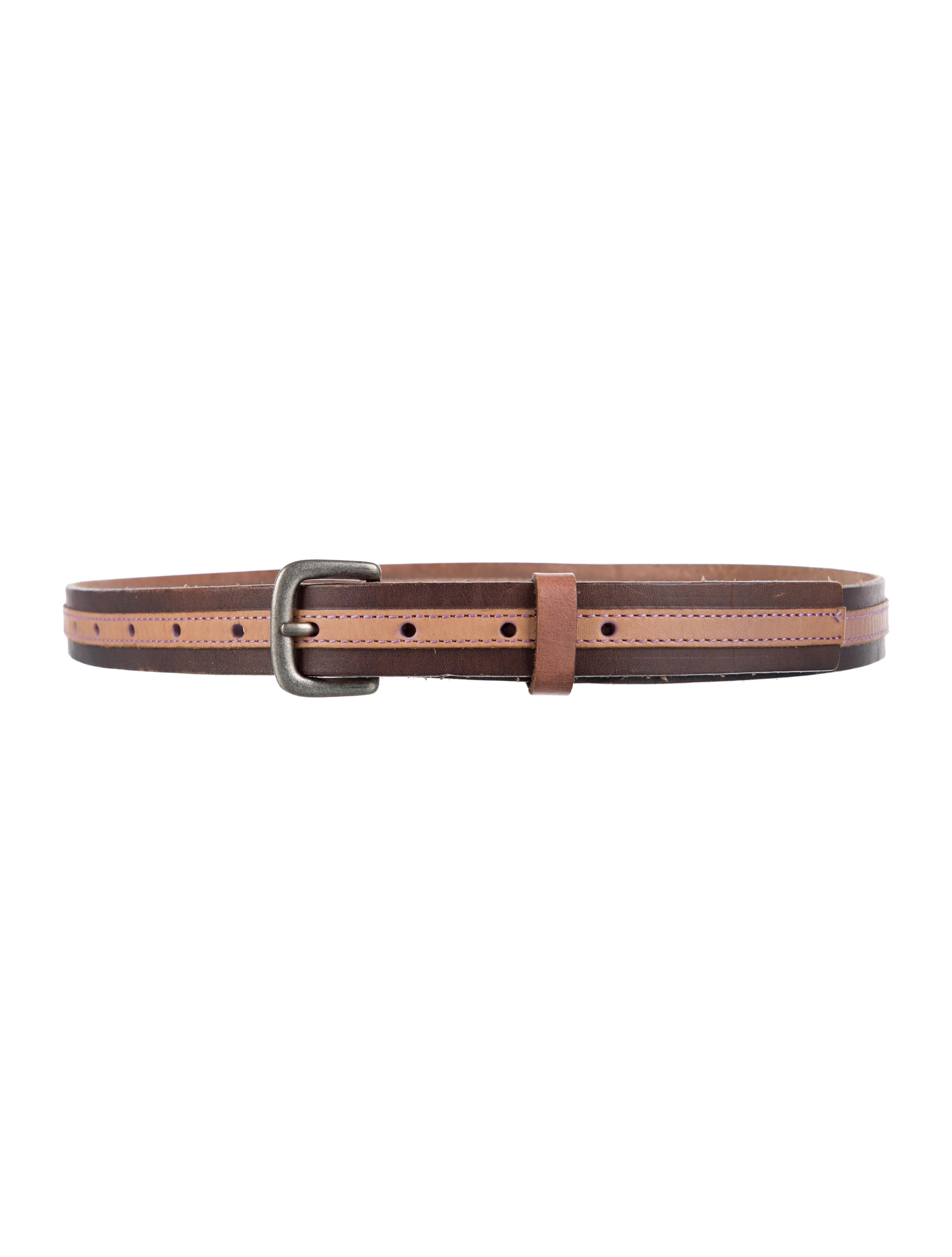 Marc Jacobs Skinny Leather Belt