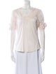 Marc Jacobs V-Neck Short Sleeve Blouse