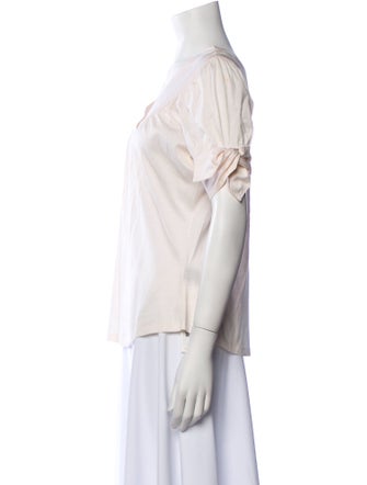 Marc Jacobs V-Neck Short Sleeve Blouse