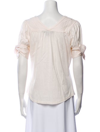 Marc Jacobs V-Neck Short Sleeve Blouse