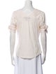 Marc Jacobs V-Neck Short Sleeve Blouse