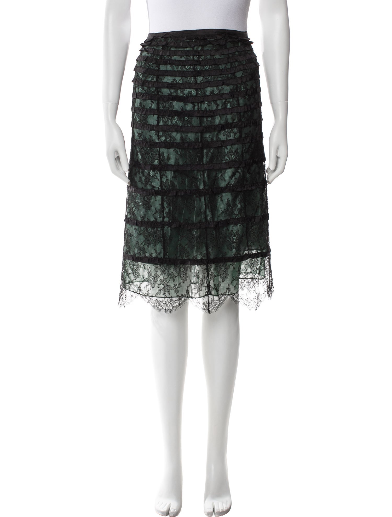 Marc Jacobs Lace Pattern Knee-Length Skirt