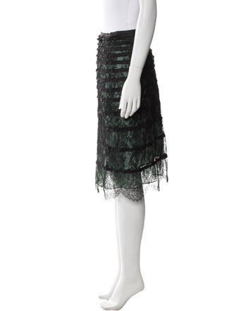 Marc Jacobs Lace Pattern Knee-Length Skirt