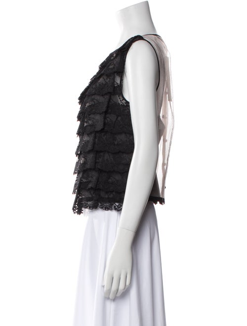 Marc Jacobs Bateau Neckline Sleeveless Blouse