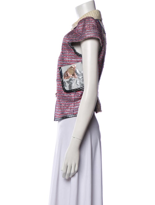 Marc Jacobs Printed Short Sleeve Button-Up Top