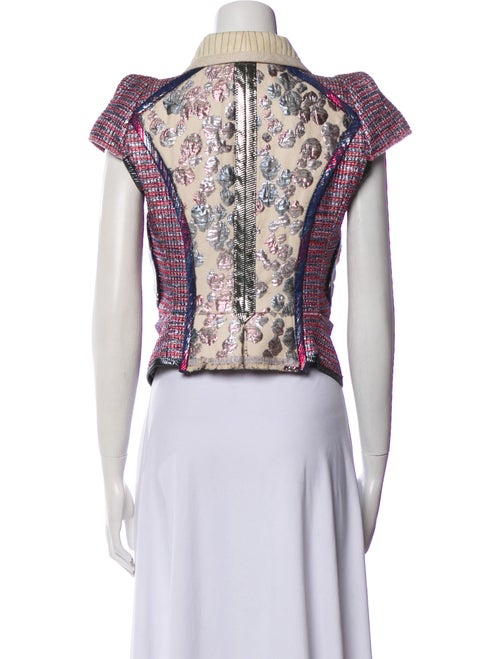 Marc Jacobs Printed Short Sleeve Button-Up Top