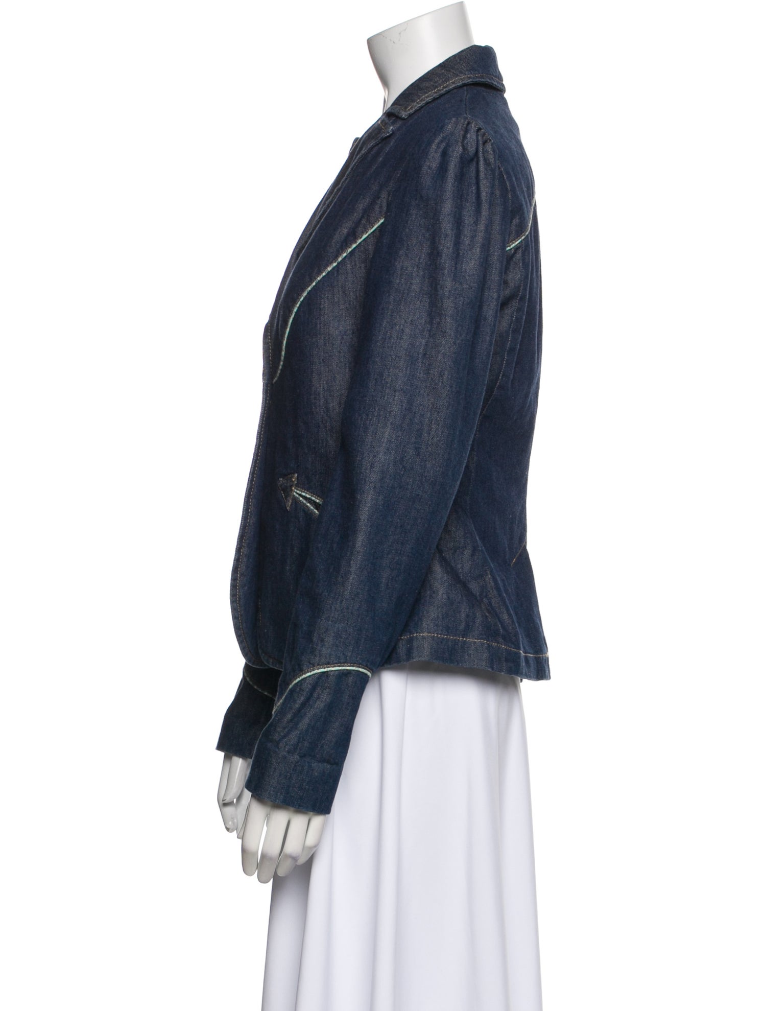 Marc Jacobs Striped Denim Jacket