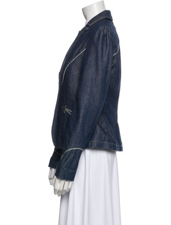 Marc Jacobs Striped Denim Jacket