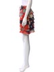 Marc Jacobs Floral Print Mini Skirt