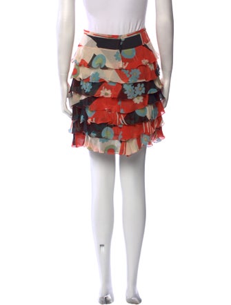 Marc Jacobs Floral Print Mini Skirt