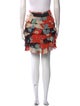 Marc Jacobs Floral Print Mini Skirt