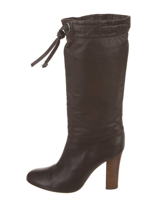 Marc Jacobs Leather Lace-Up Boots