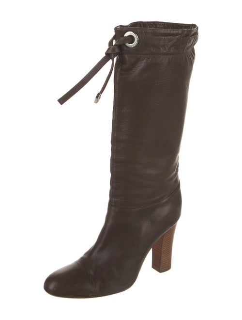 Marc Jacobs Leather Lace-Up Boots