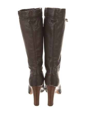 Marc Jacobs Leather Lace-Up Boots