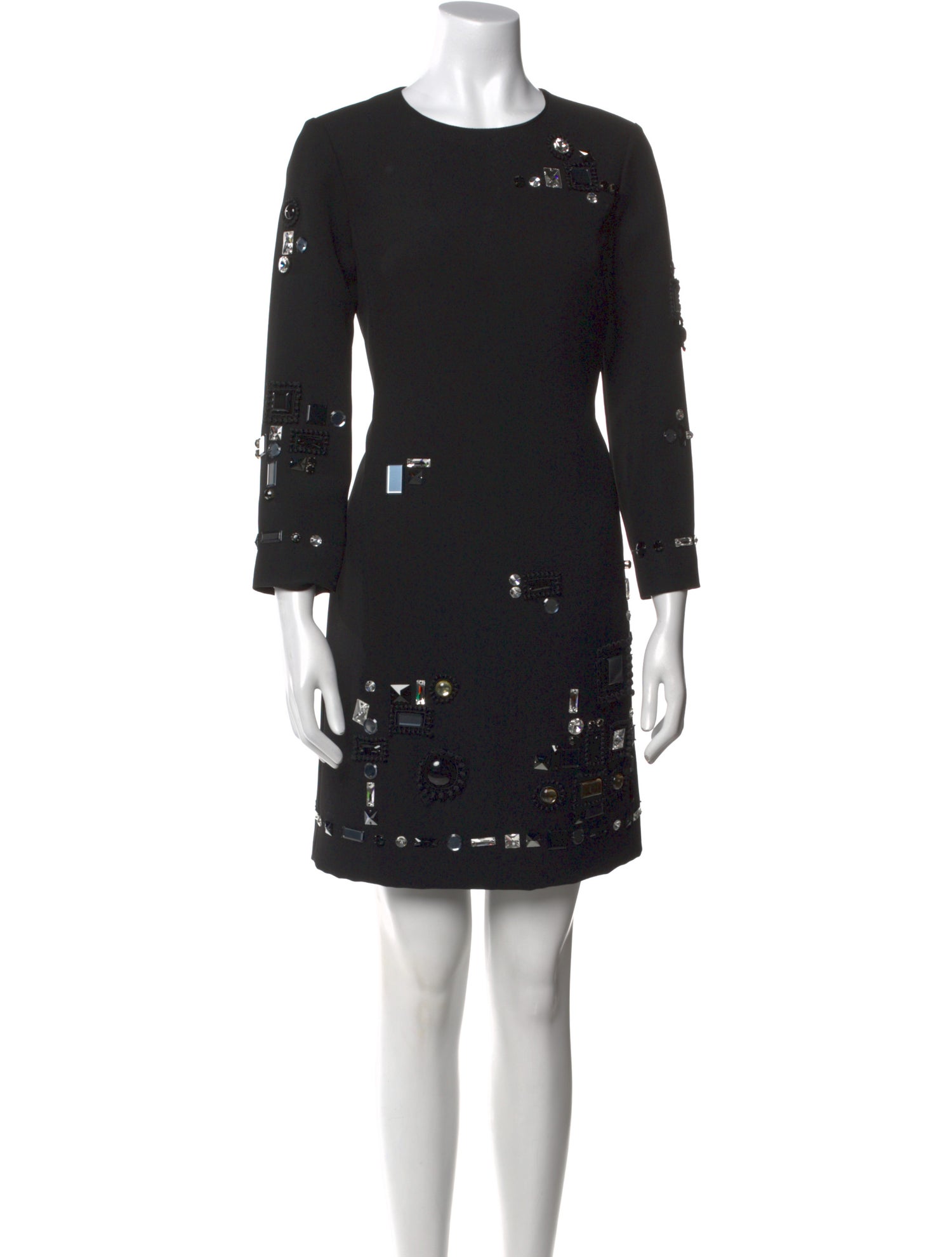 Marc Jacobs Crew Neck Midi Length Dress