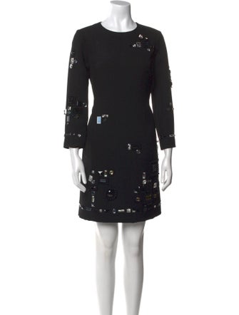 Marc Jacobs Crew Neck Midi Length Dress