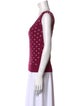 Marc Jacobs Polka Dot Print Scoop Neck Top