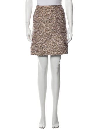 Marc Jacobs Tweed Pattern Mini Skirt