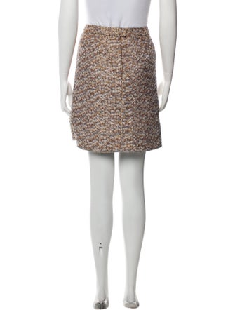 Marc Jacobs Tweed Pattern Mini Skirt