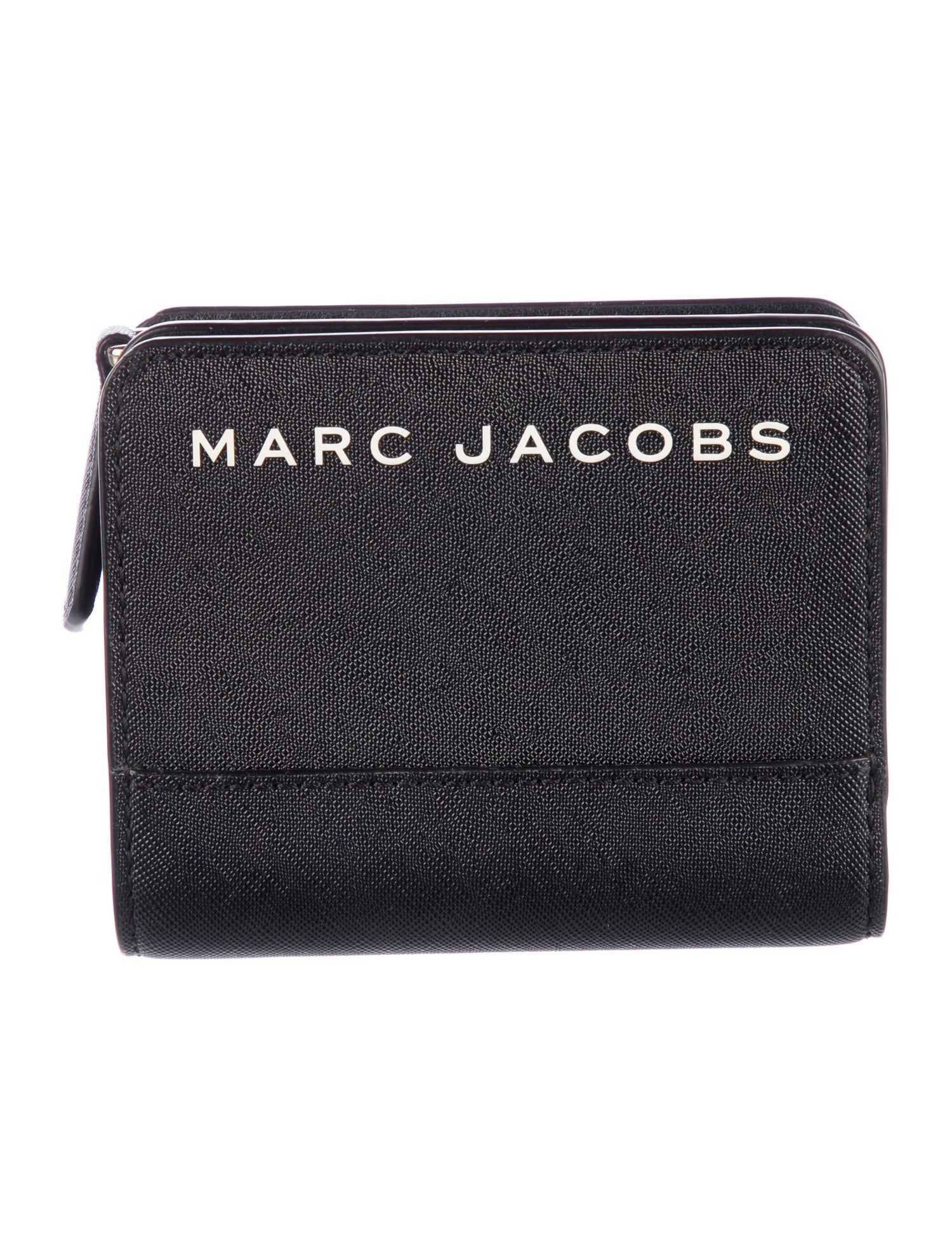 Marc Jacobs Leather Printed Compact Wallet