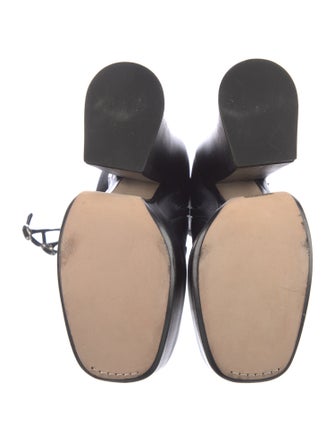 Marc Jacobs Leather Cutout Accent Lace-Up Boots