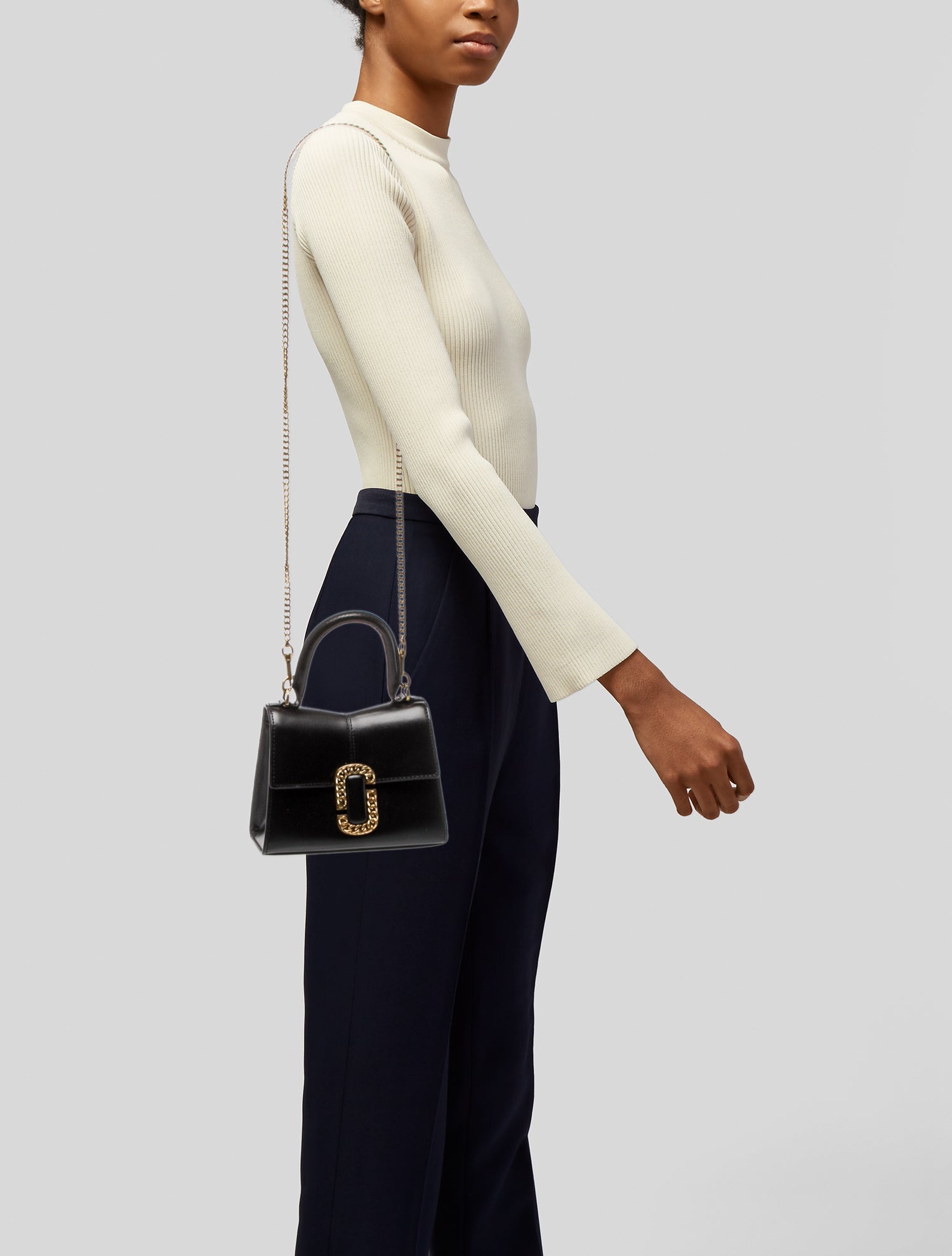 Marc Jacobs Leather Top Handle Bag