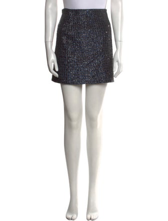 Marc Jacobs Tweed Pattern Mini Skirt