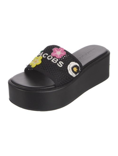 Marc Jacobs Rubber Floral Print Slides