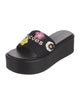 Marc Jacobs Rubber Floral Print Slides