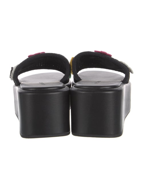 Marc Jacobs Rubber Floral Print Slides