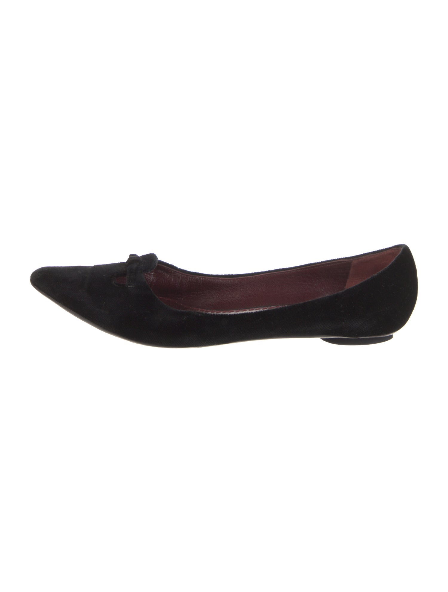Marc Jacobs Velvet Ballet Flats